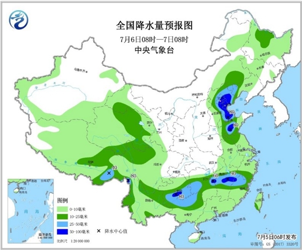 东北华北雷雨伴强对流 南方将迎更强降雨